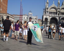 Fabio in Piazza San Marco a Venezia